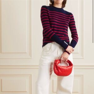 La Ligne NY Stripe Navy & Red Cashmere sweater 
 Small excellent condition